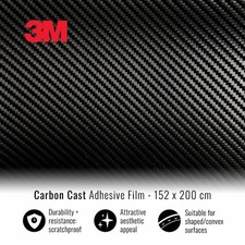 3M Klebefolie F&uuml;r Car Wrapping Carbon F&uuml;r Dach 152 x 200 cm