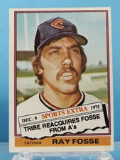 1976 Topps #554T - Ray Fosse - Cleveland Indians - Near Mint