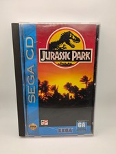 Jurassic Park (Sega CD, 1993) Complete CIB w Reg Card Tested+Working (See Desc)