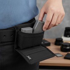 DSLR Battery Memory Card Holder Pouch Versatile Storage for Photographers