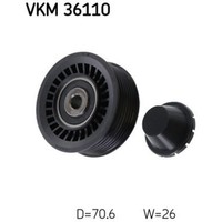 SKF Umlenk FüHrungsrolle Keilrippenriemen FüR Dacia Sandero II Logan MCV 1.2