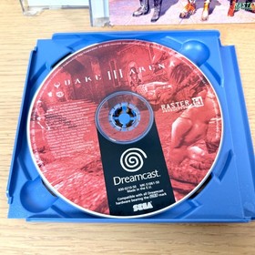 Quake III Arena 2000 Sega Dreamcast First-Person Shooter, Arcade PAL Video Game