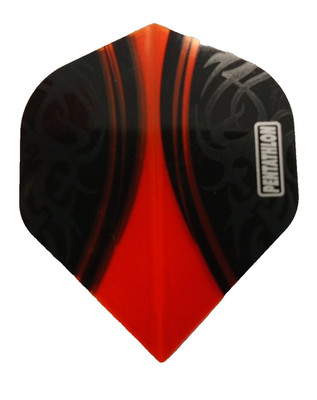 3 Dart Flight ''Pentathlon Schwarz/Orange''