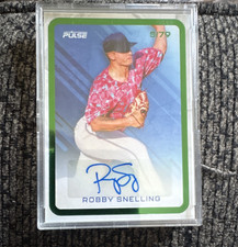 Pulse 2026 Baseball Robby Snelling PB-RS Green Parallel Autograph /79 Serial