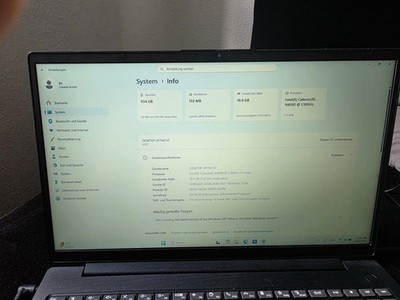 Lenovo Intel Celeron N4500 1000gb 16gb Ram Windows 11 Pro Office 2021