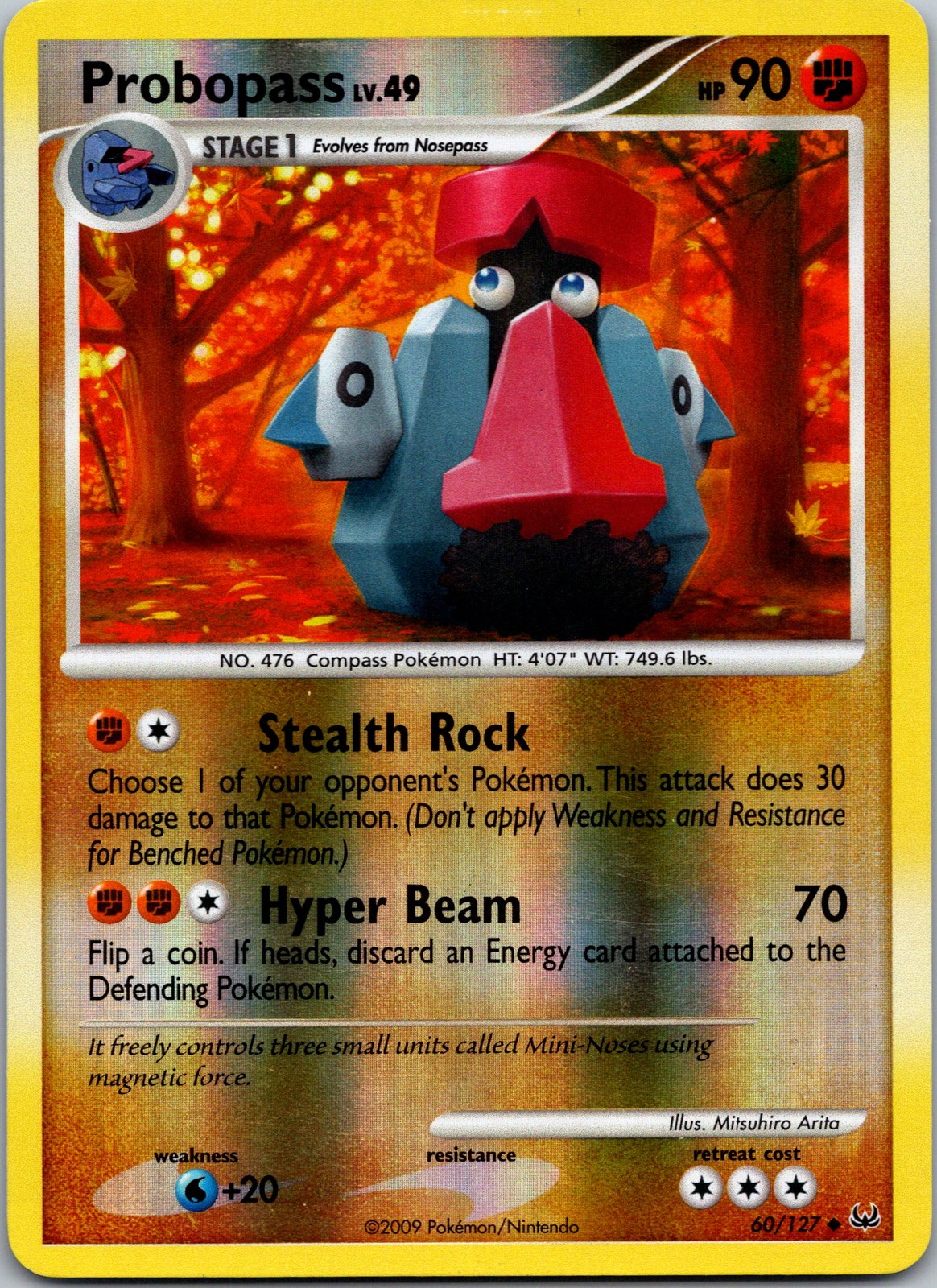 Probopass 60/127 Platinum Pokemon TCG Uncommon LP