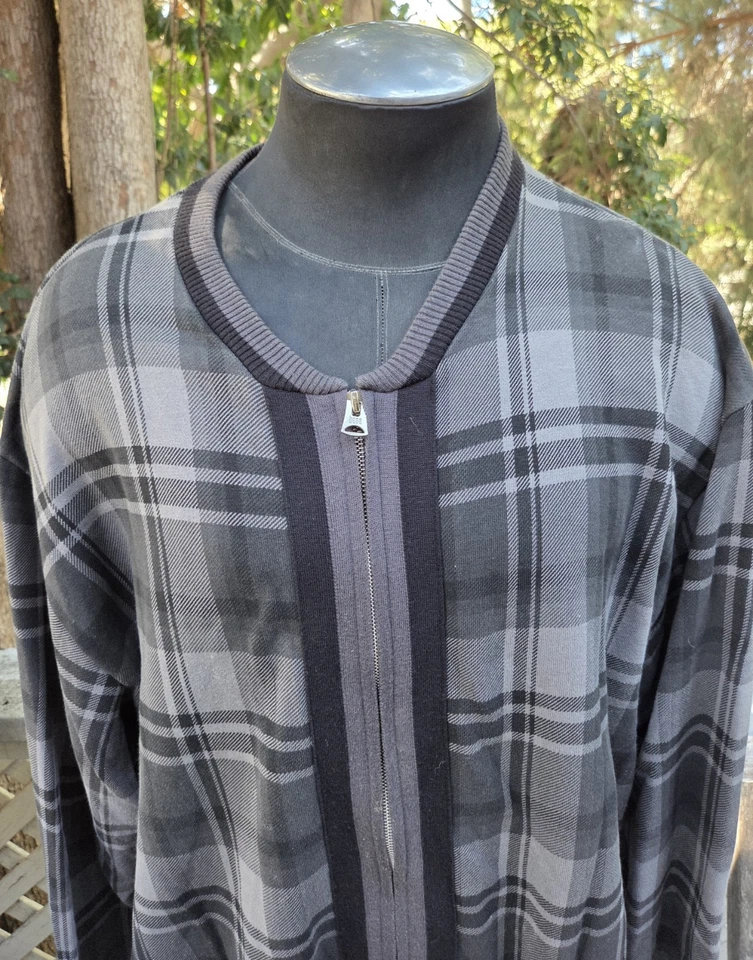 Cárdigan a Cuadros Bape A Bathing Ape Classics Negro/Gris 2XL Foto 2 de 4