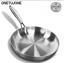 Padella in acciaio inossidabile INOX 304 professionale
