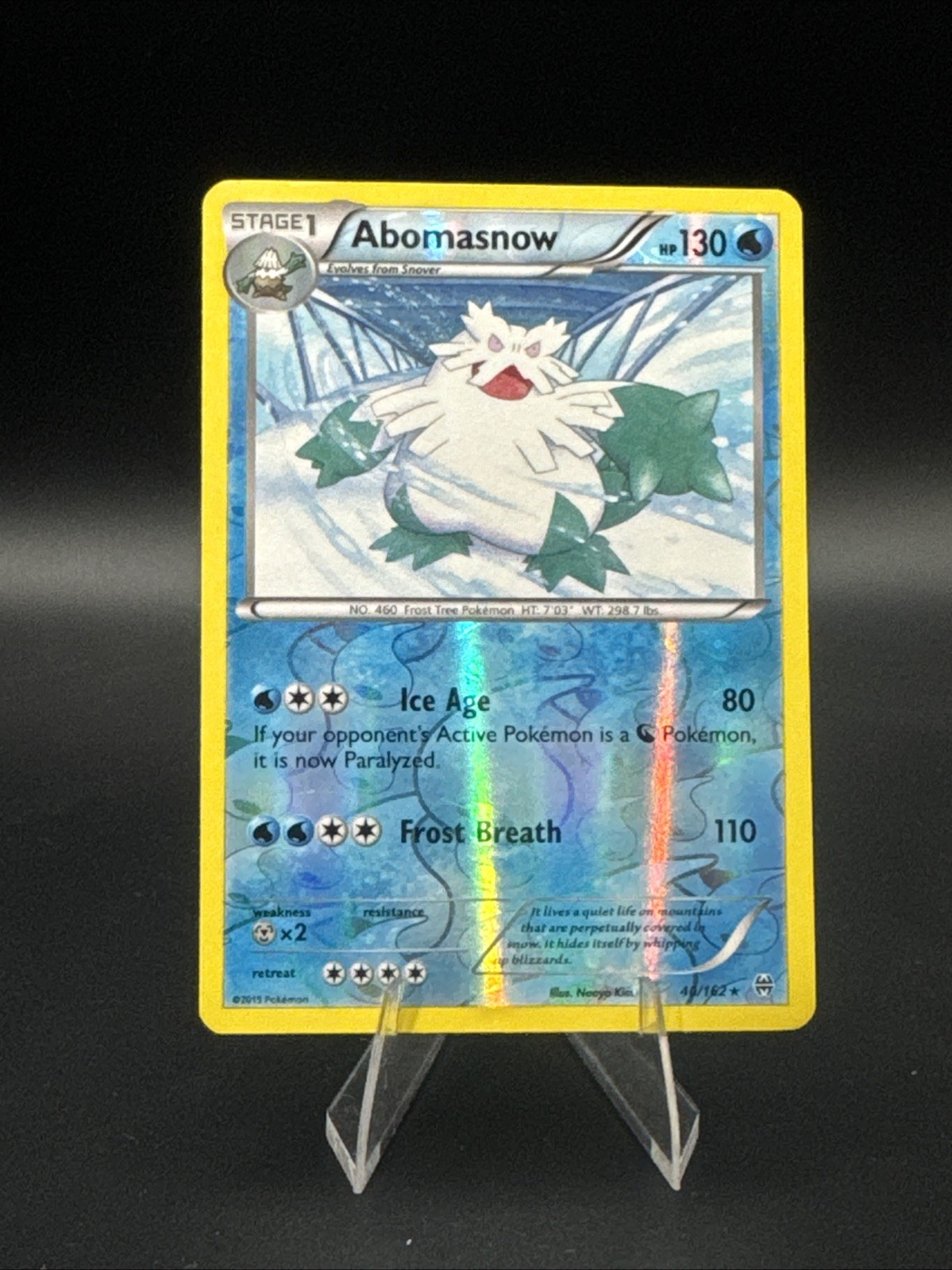 Abomasnow 40/162 Breakthrough Reverse Holo