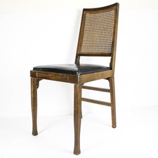 Lorraine Manufacturing Leg-O-Matic Mid Century Black Upholstered Chair