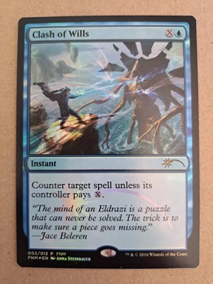 Clash of Wills FOIL - FNM Promo (Friday Night Magic) - NM - MTG