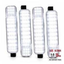 LED Interior Door Panel Courtesy Light White Compatible with 4 PCS White