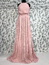 Платье Elegant Pink Lace Evening Maxi