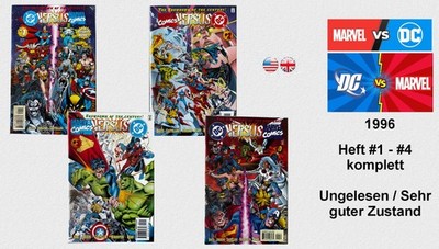US Marvel Versus DC / DC VS Marvel (1996) Heft #1 - #4 komplett - Ungelesen Top