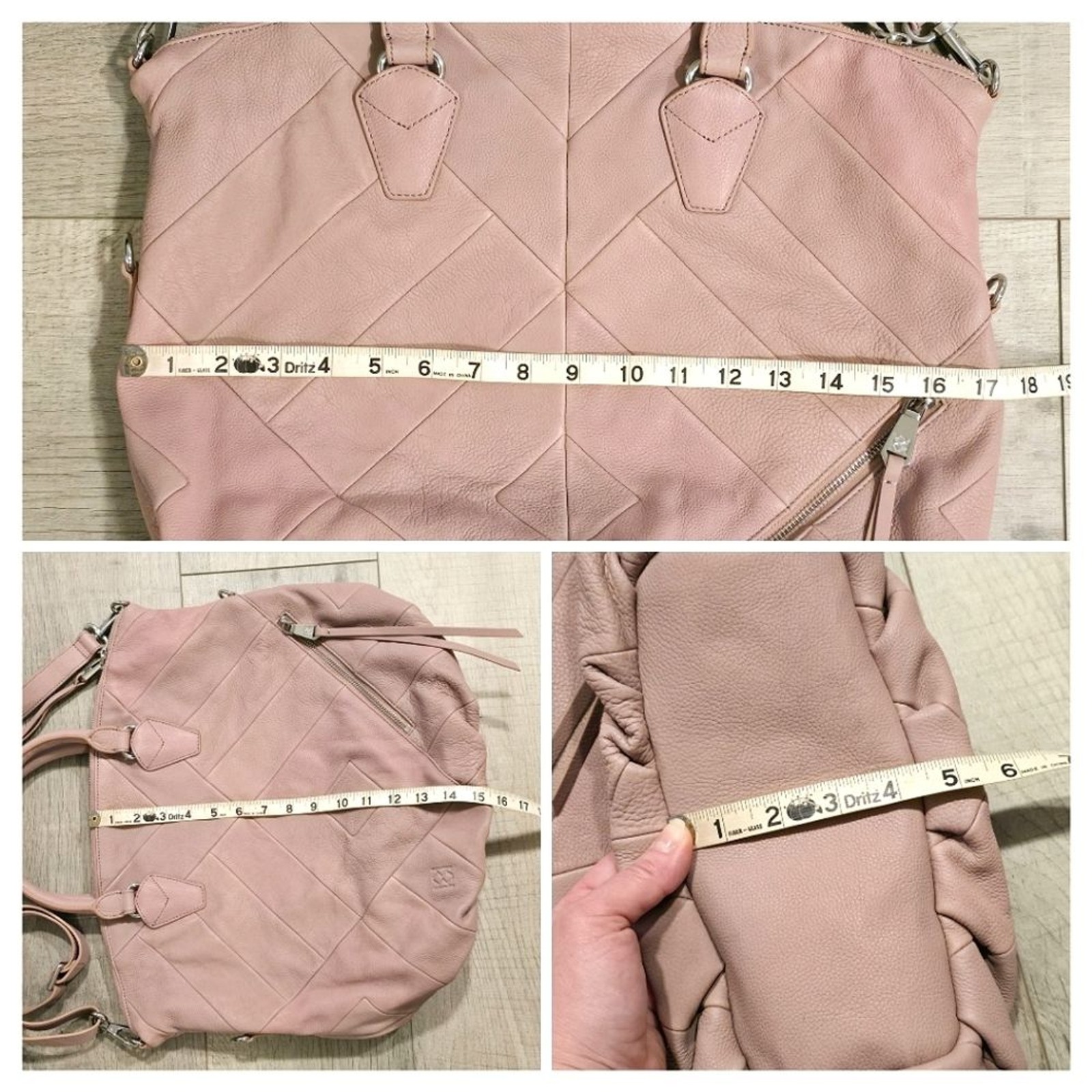 Christopher Kon Patchwork Leather Shoulder Bag To… - image 6