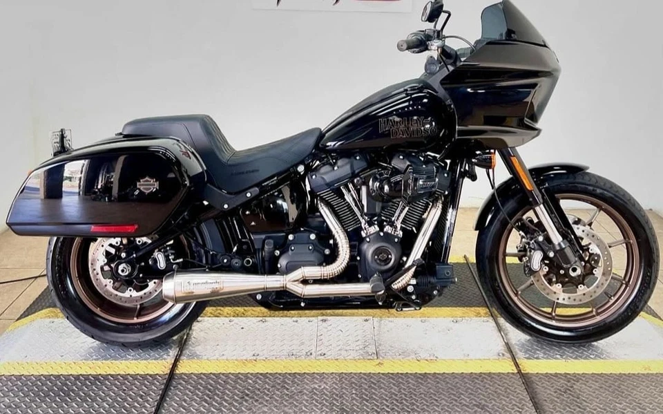 Exhaust 2 合 1 Harley-Davidson HD M8 Softail 2018-2025 Street Bob FXBB 2-1 — 第 4/4 张图片