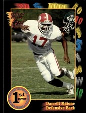 1991 Wild Card Draft Darrell Malone Jacksonville State Gamecocks #135