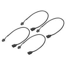 5V 3 Pin to SM3P Female Splitter Cable, 4 Pcs Power Cord ARGB Extension Cable