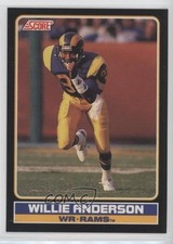 1990 Score Mail In Young Superstars Willie Flipper Anderson #33 2u3