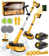 Amiluo QJS1804SS Cordless Electric Mop with L...
