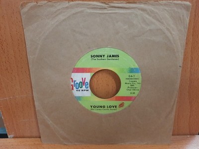 45 / Sonny James / 1961 / Young Love / Broken Wings