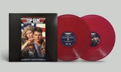 Top Gun OST 2LP Red Vinyl 2025 Limited Edition Soundtrack Faltermeyer NEW SEALED