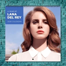 Lana Del Rey 2026 Wall Calendar, 12-Month Star Wall Calendar