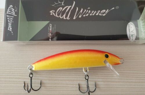 REAL WINNER FLOATING 10cm 12 gr col. GLR SPINNING FIUME TROTA LAGO MADE IN ITALY - Foto 1 di 2