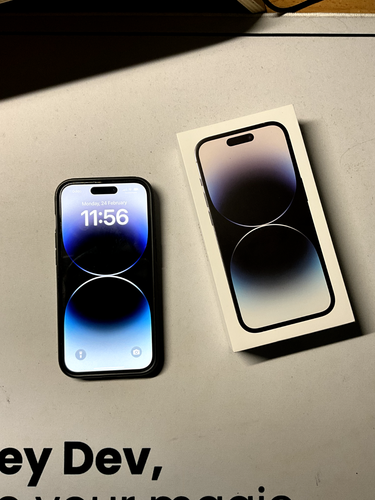 iPhone 14 Pro 128 GB - Mint Condition - Space Black