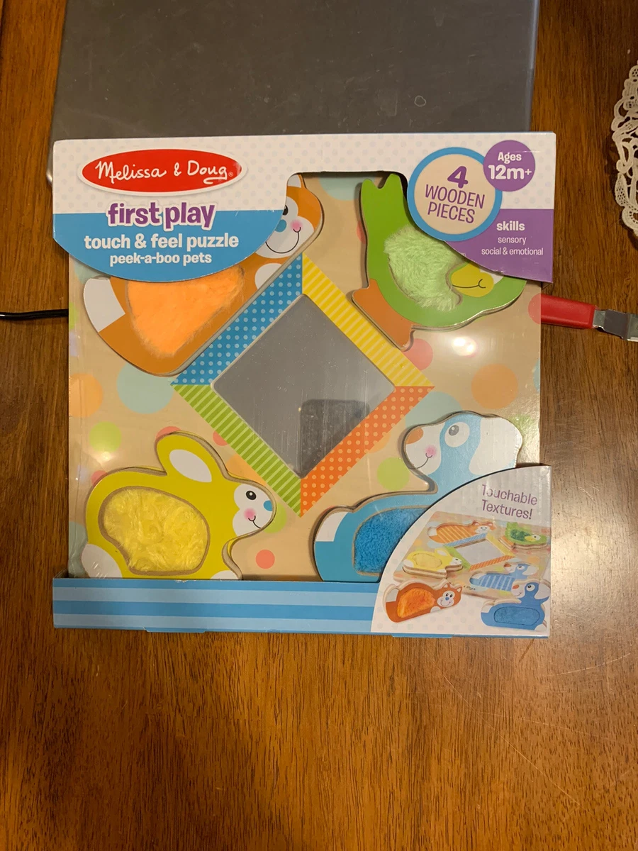 Melissa and doug cheap touch and feel puzzle