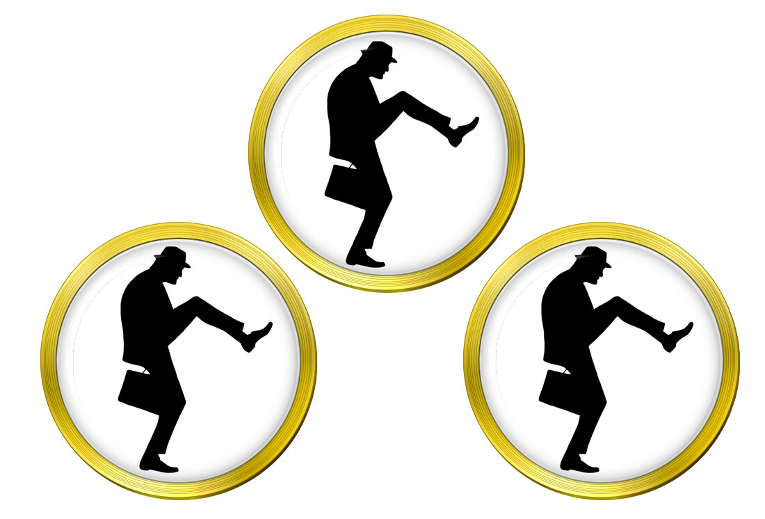 Ministry of Silly Walks Golf Ball Markers