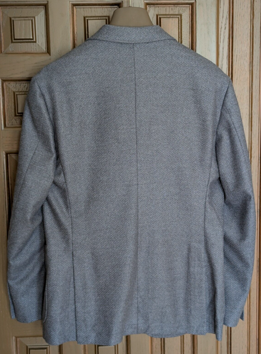 CANALI Kei 100% Wolle Sport Jacke Mantel, Light Navy, Größe 42 S passt 40 (52 EU) - Bild 2 von 8