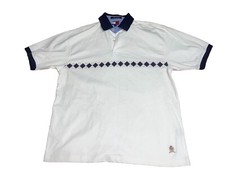 Vintage Tommy Hilfiger Polo Size Sm 100 Cotton Crest Logo On Chest