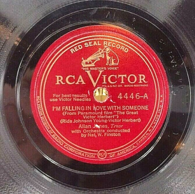78 RPM Allan Jones RCA Victor I'm Falling In Love With