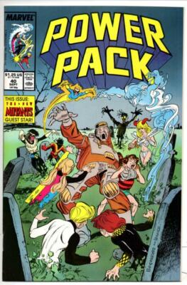 POWER PACK #40, VF/NM, Marvel, 1984 1988, New Mutants more in