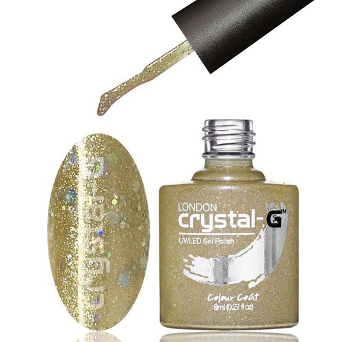 CRYSTAL-G DIAMOND GLITTER RANGE NAIL GEL POLISH UV LED SOAK 8ml FREE POST - Picture 34 of 39