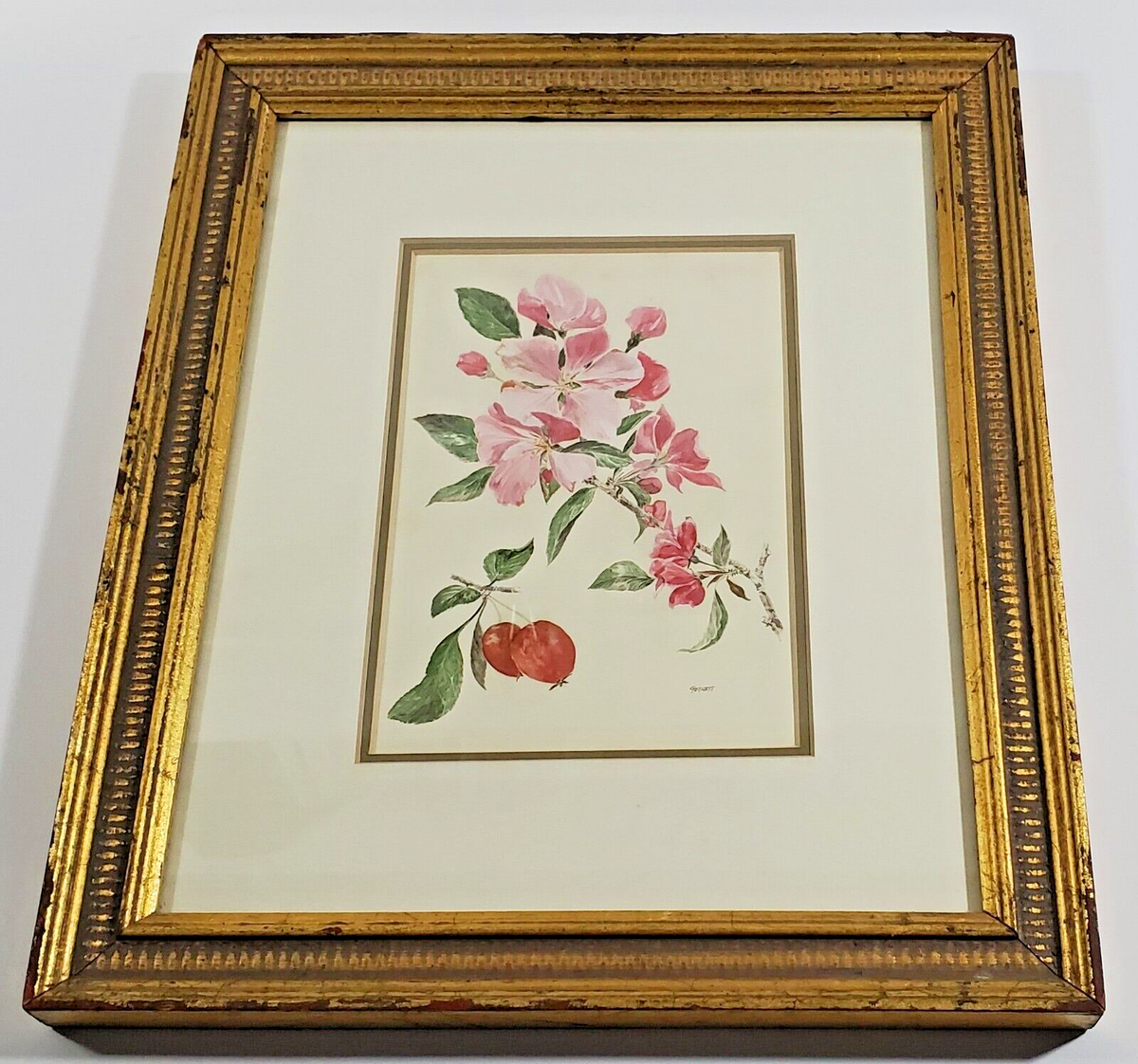 Ann Gethen Original Water Color Painting Botanical Orchids 8x10 w