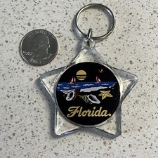 Florida Beach Ocean Star Travel Souvenir Keychain Key Ring 46695