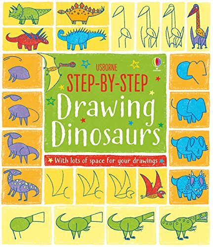 Step-by-Step Drawing Dinosaurs (Step-by-Step Drawing Book) By Fiona Watt,Candic