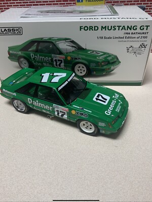 1/18 1986 Ford Mustang GT Bathurst Johnson/Hansford Classic