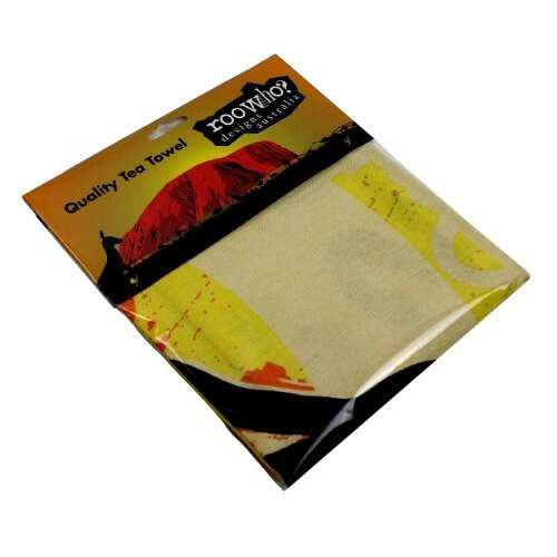 Australian Souvenir Kitchen Tea Towel Kangaroo Australia The Land Down Under - Picture 5 of 6