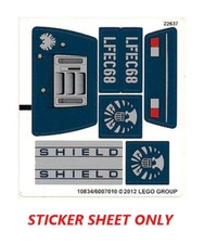 LEGO 6867 - Super Heroes - Loki's Cosmic Cube Escape - STICKER SHEET