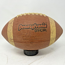 ๐ RARE Vintage 1960s Pennsylvania Official Hi-Point PFH-65 Football Made in USA