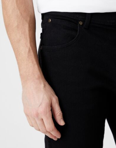 Pantalones de mezclilla Wrangler para hombre de ajuste regular pierna recta elásticos para hombre tallas 30-44 - Imagen 15 de 27