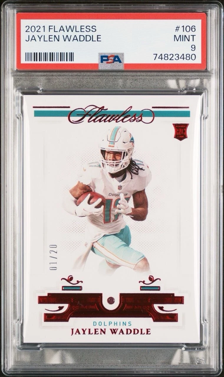Jaylen Waddle Panini Flawless #106 Base
