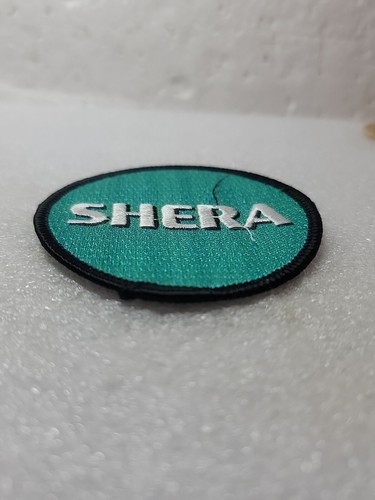 SHERA Embroidered Logo Patch Emblem Fabric Concrete Building Round Sew On Coat - Picture 5 of 8