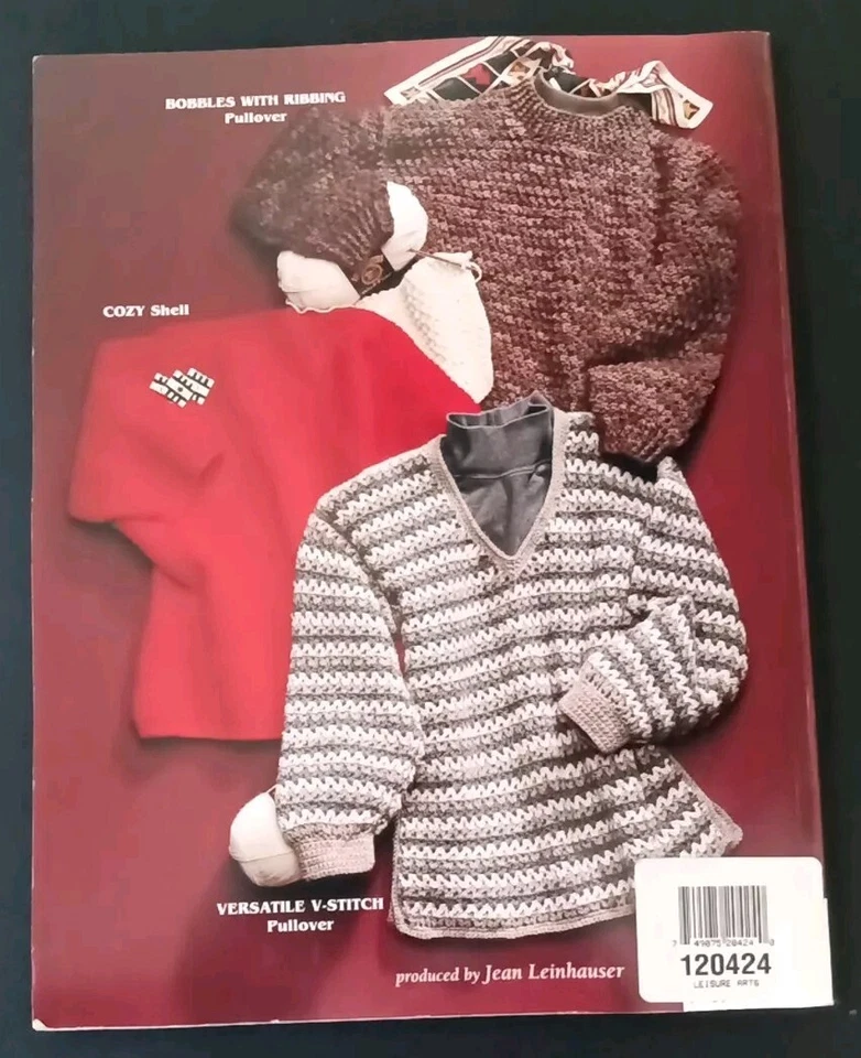 Learn to Crochet a Sweater Book American School of Needlework 1304 Pattern Book - Image 2 of 4