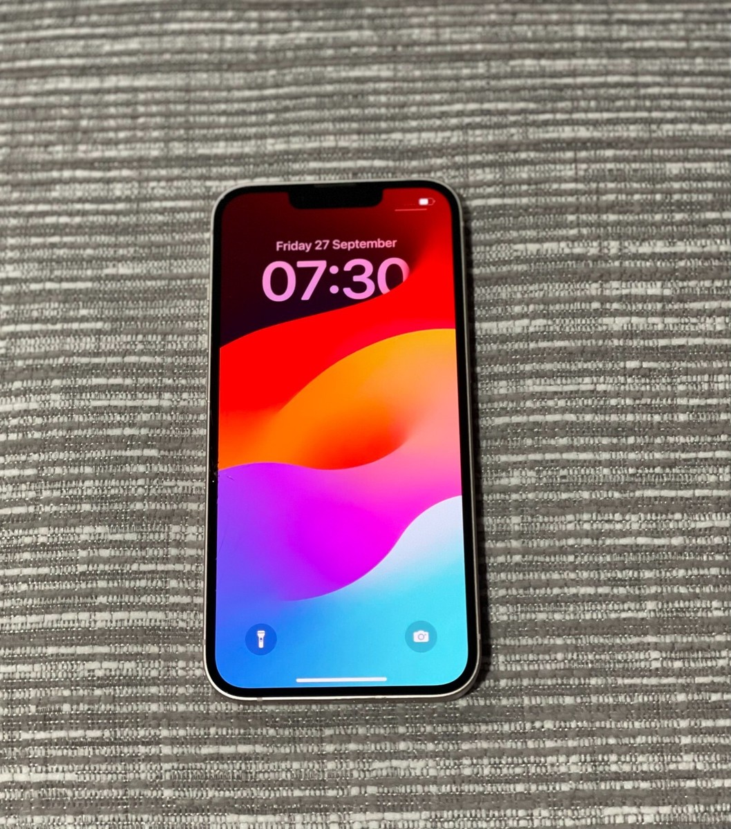 Apple iPhone 13 ホワイト 125GB バッテリー86% Apple iPhone 13 ホワイト 本体 128GB バッテリー容量86