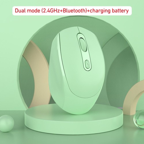 2.4G Wireless Bluetooth Optical Mouse Silent Mouse with USB Receiver for MacBook - Picture 31 of 32