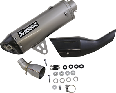 純正オプションAKRAPOVIC チタンマフラー BMW C400 2019 for BMW C400 X AKRAPOVIC Titanium Slip-On Line Scooter